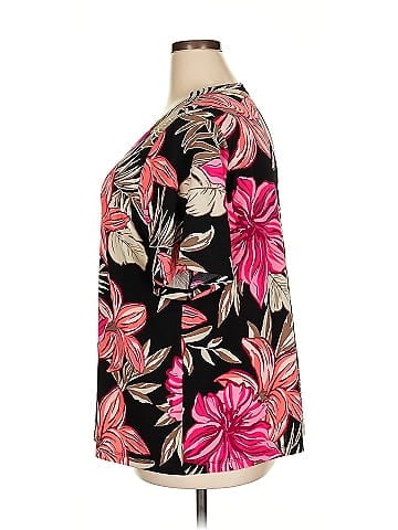 Susan Graver 3/4 Sleeve Blouse (view 2)