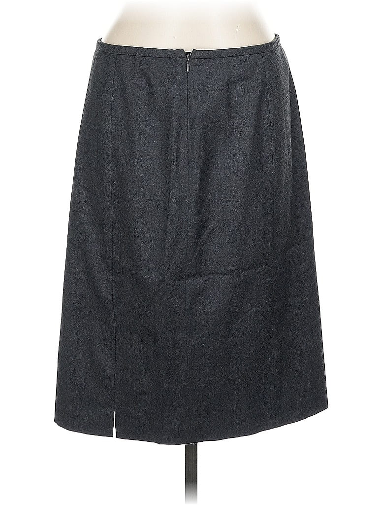Armani Collezioni Gray Wool Skirt Size 10 - photo 1