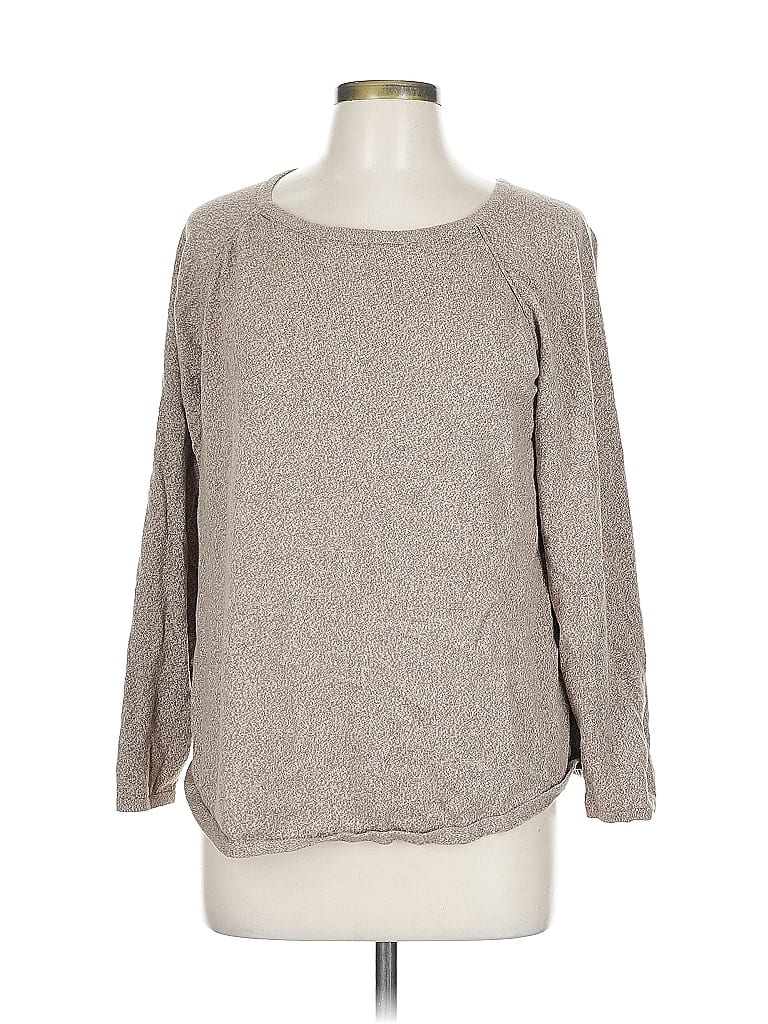 Pre-owned Karen Scott Pullover Sweater In Brown