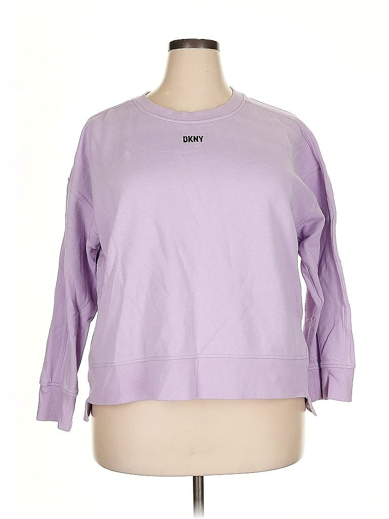 Click to view more detailed imagery on our partner's website Pre-owned Dkny Sweatshirt In Purple