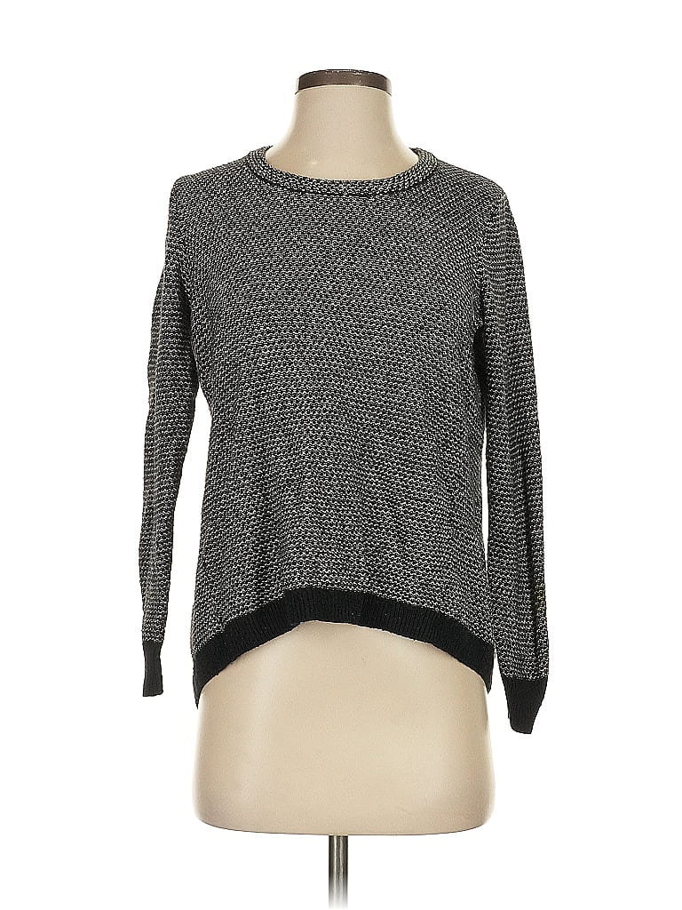 Pre-owned Madewell Pullover Sweater In Black