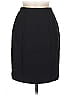 Petite Sophisticate Solid Black Formal Skirt Size 6 - photo 1