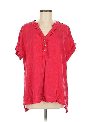 Umgee Short Sleeve Blouse (view 1)
