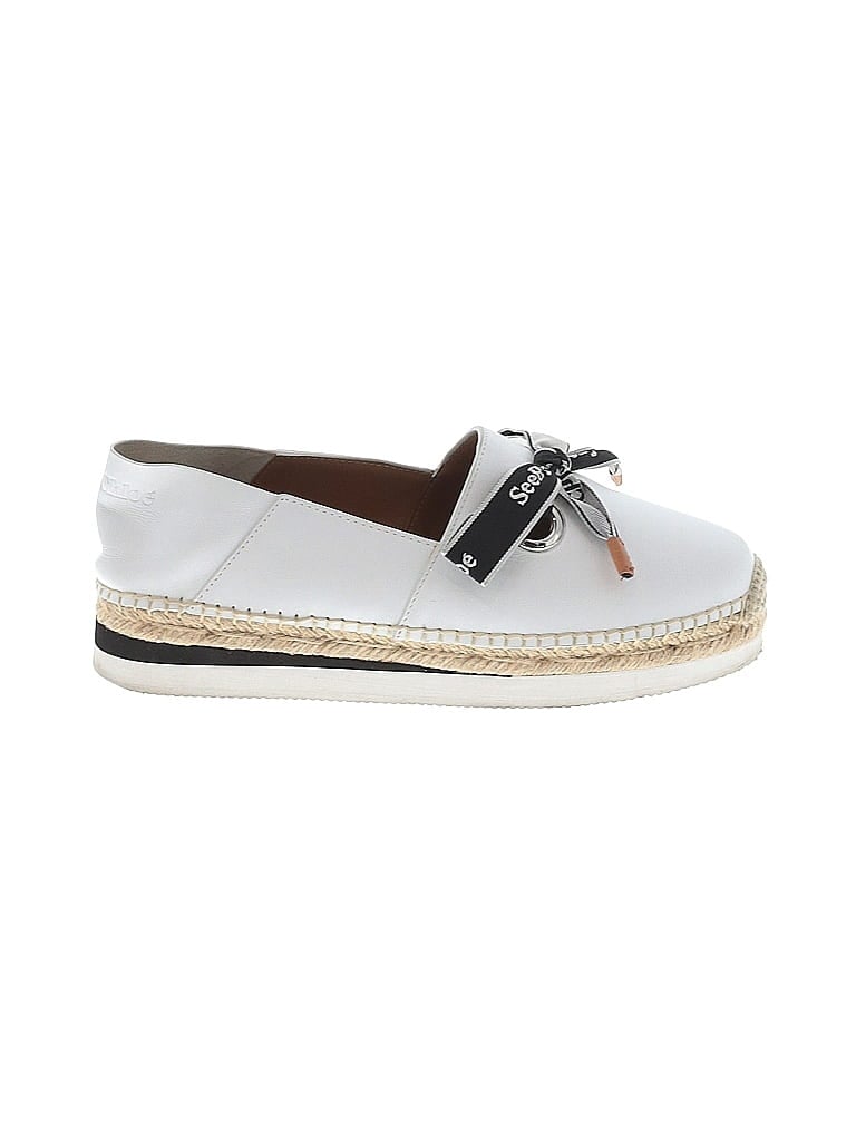 See By Chloé White Flats Size EU 37 - photo 1