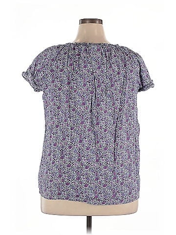 St. John's Bay Short Sleeve Blouse (view 2)