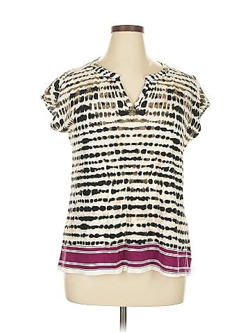 Liz Claiborne Short Sleeve Blouse (view 1)