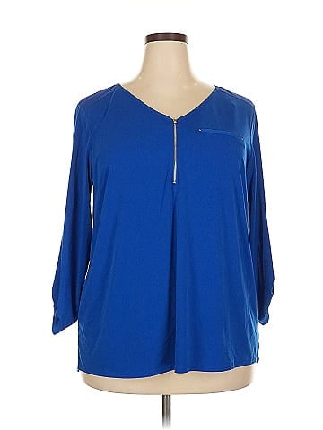 Roz & Ali 3/4 Sleeve Blouse (view 1)