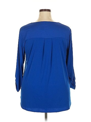 Roz & Ali 3/4 Sleeve Blouse (view 2)