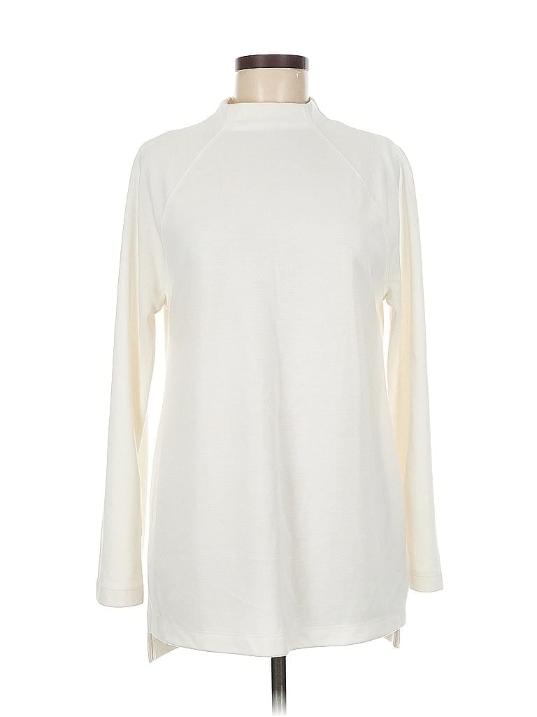 Click to view more detailed imagery on our partner's website Pre-owned Ann Taylor Long Sleeve Turtleneck In White