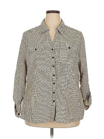 Notations Long Sleeve Blouse (view 1)