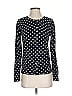 Ann Taylor LOFT 100% Cotton Polka Dots Blue Cardigan Size S - photo 1