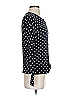 Ann Taylor LOFT 100% Cotton Polka Dots Blue Cardigan Size S - photo 3