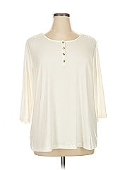 Susan Graver 3/4 Sleeve Top