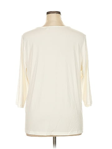 Susan Graver 3/4 Sleeve Top (view 2)