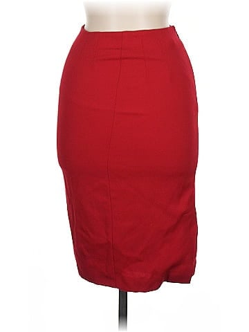Linda Allard Ellen Tracy Wool Skirt (view 2)