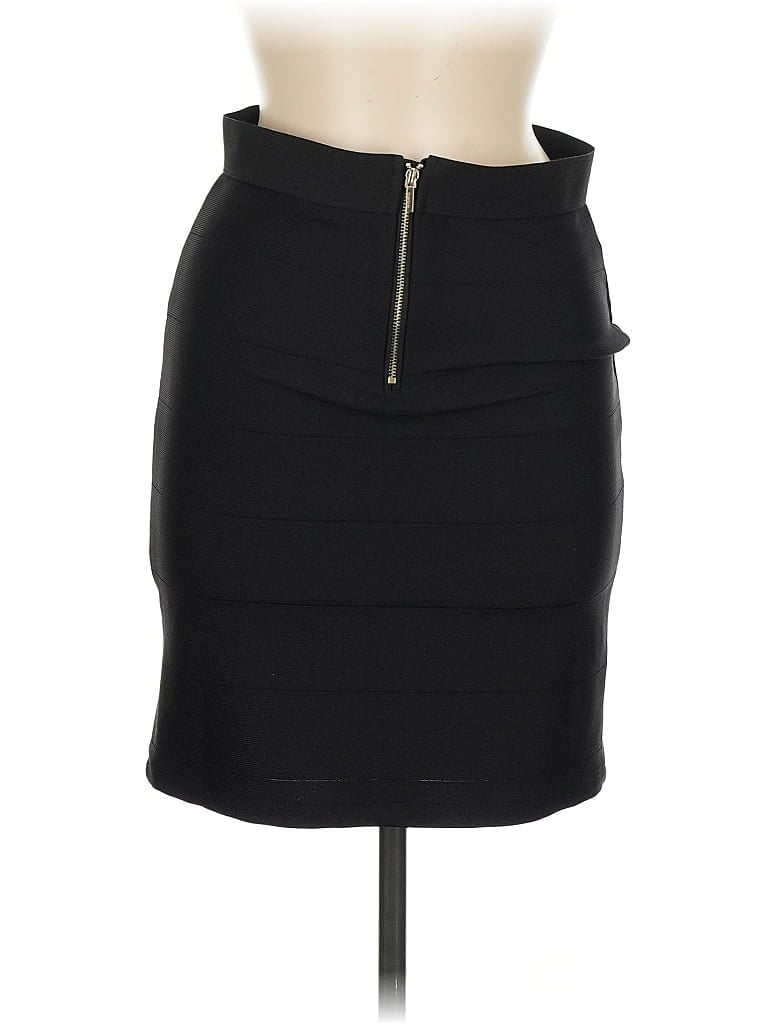 Pre-owned Bebe Casual Skirt In Black
