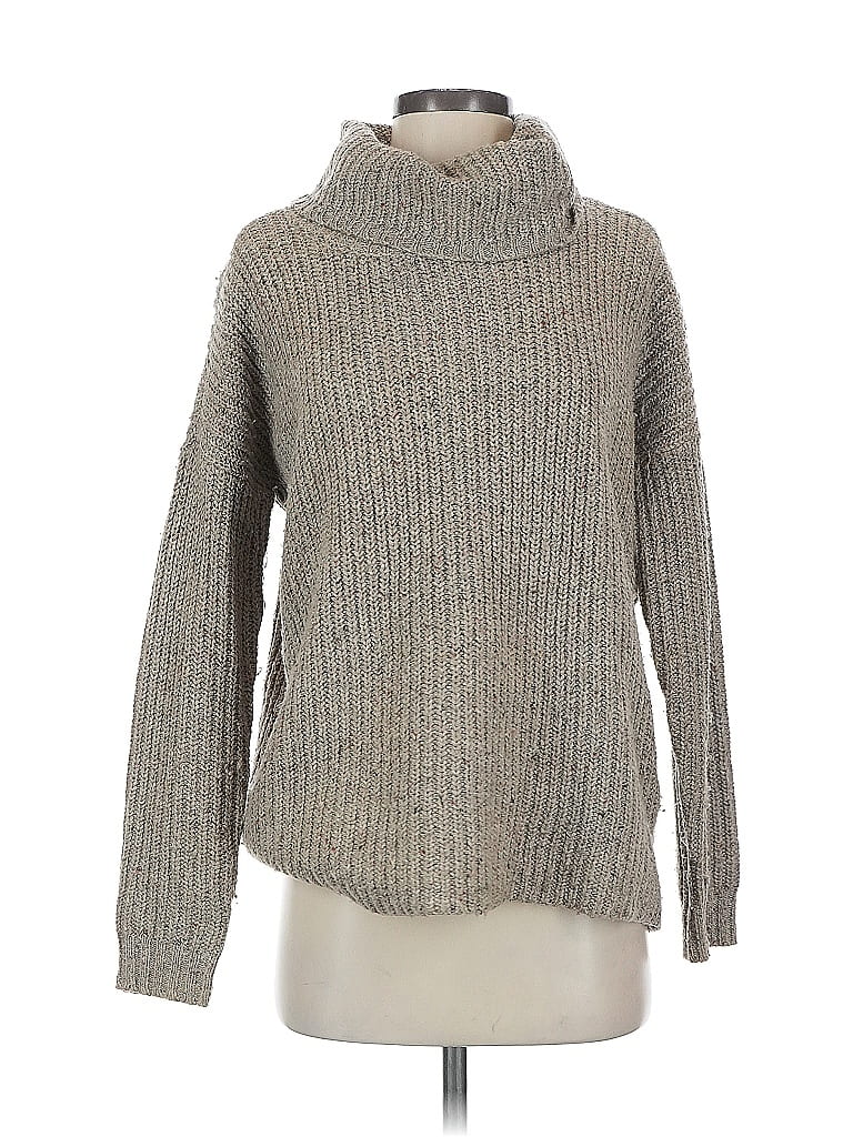 Pre-owned Soft Joie Turtleneck Sweater In Brown