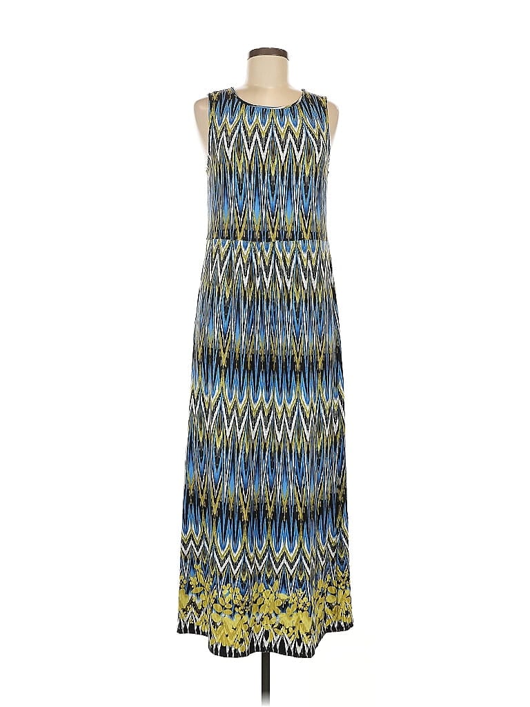 Pre-owned Jjill Casual Dress In Blue