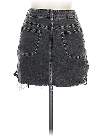 Topshop Denim Skirt (view 2)
