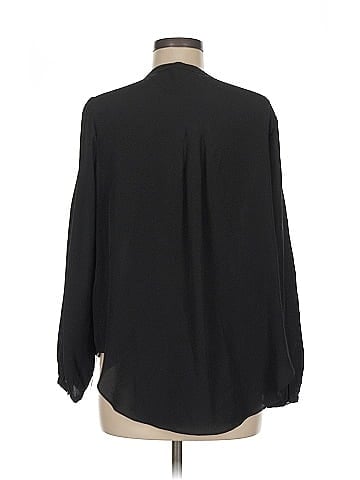 Calypso St. Barth Long Sleeve Silk Top (view 2)