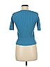 Sandro Teal Short Sleeve Top Size Med (2) - photo 2