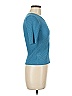 Sandro Teal Short Sleeve Top Size Med (2) - photo 3