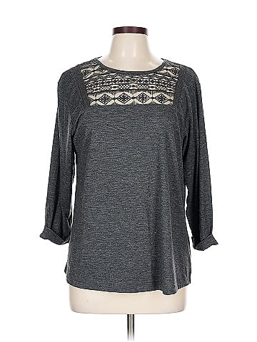 Riders by Lee 3/4 Sleeve Top (view 1)