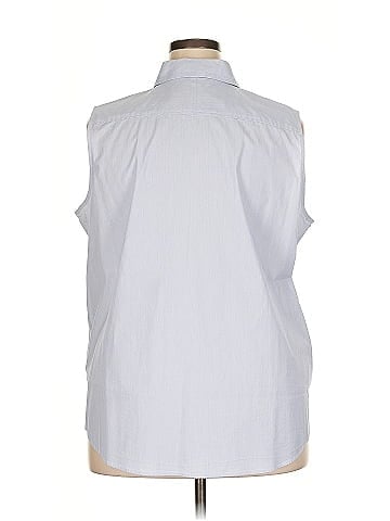 Liz Claiborne Sleeveless Button-Down Shirt (view 2)