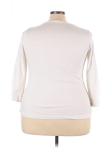 Lane Bryant 3/4 Sleeve T-Shirt (view 2)