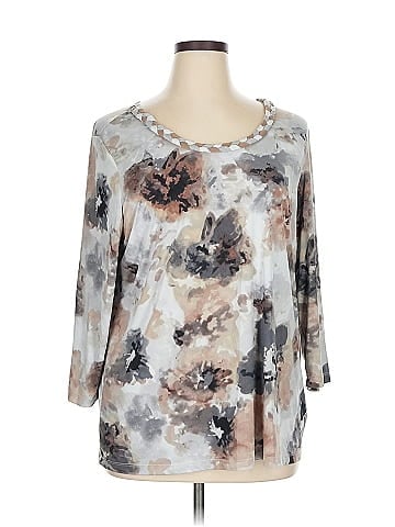Susan Graver 3/4 Sleeve T-Shirt (view 1)
