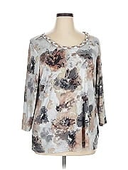 Susan Graver 3/4 Sleeve T Shirt