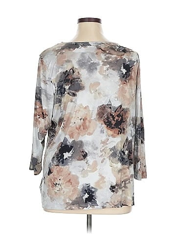 Susan Graver 3/4 Sleeve T-Shirt (view 2)