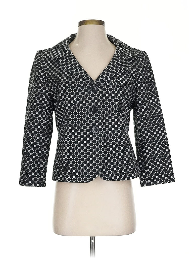 Pre-owned Ann Taylor Blazer Jacket In Gray