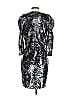 Tanya Taylor 100% Polyester Metallic Silver Cocktail Dress Size 2 - photo 2