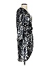 Tanya Taylor 100% Polyester Metallic Silver Cocktail Dress Size 2 - photo 3