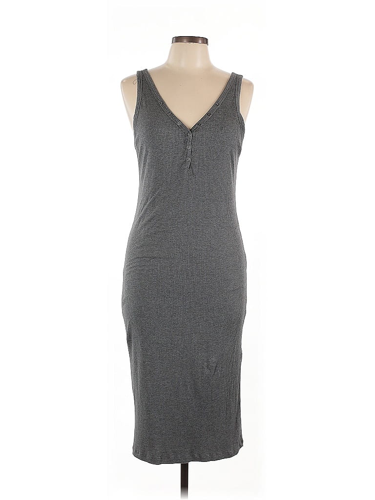 Click to view more detailed imagery on our partner's website Pre-owned All In Favor Casual Dress In Gray