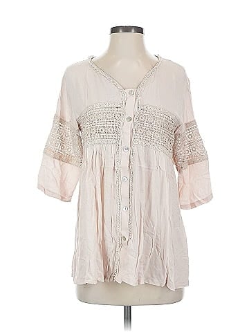 Pol 3/4 Sleeve Blouse (view 1)