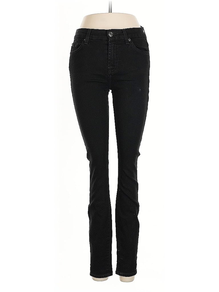 Pre-owned 7 For All Mankind Jeans In Black
