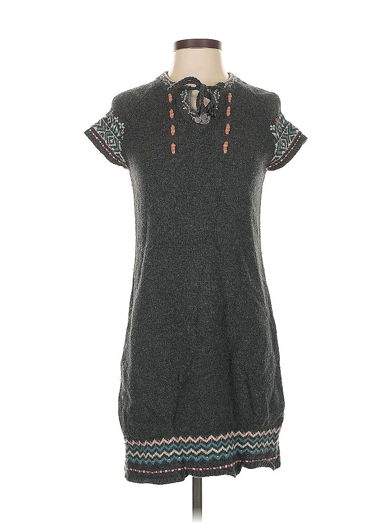 Sundance Tweed Gray Casual Dress Size S - photo 1
