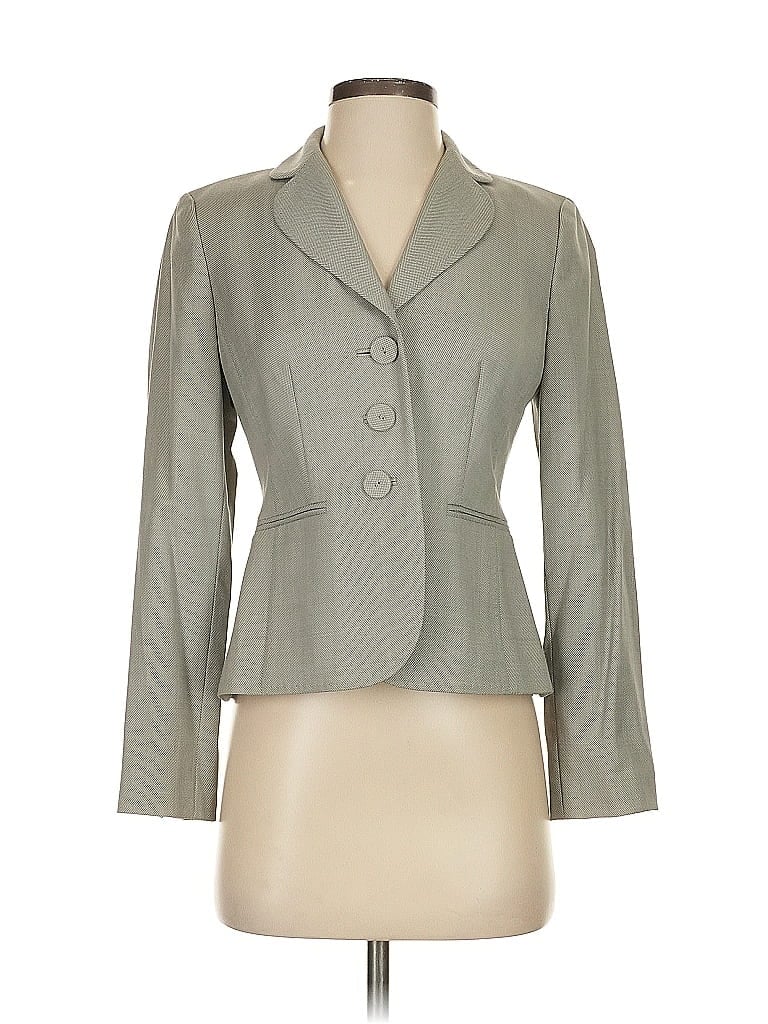 Click to view more detailed imagery on our partner's website Pre-owned Ann Taylor Wool Blazer Jacket In Gray