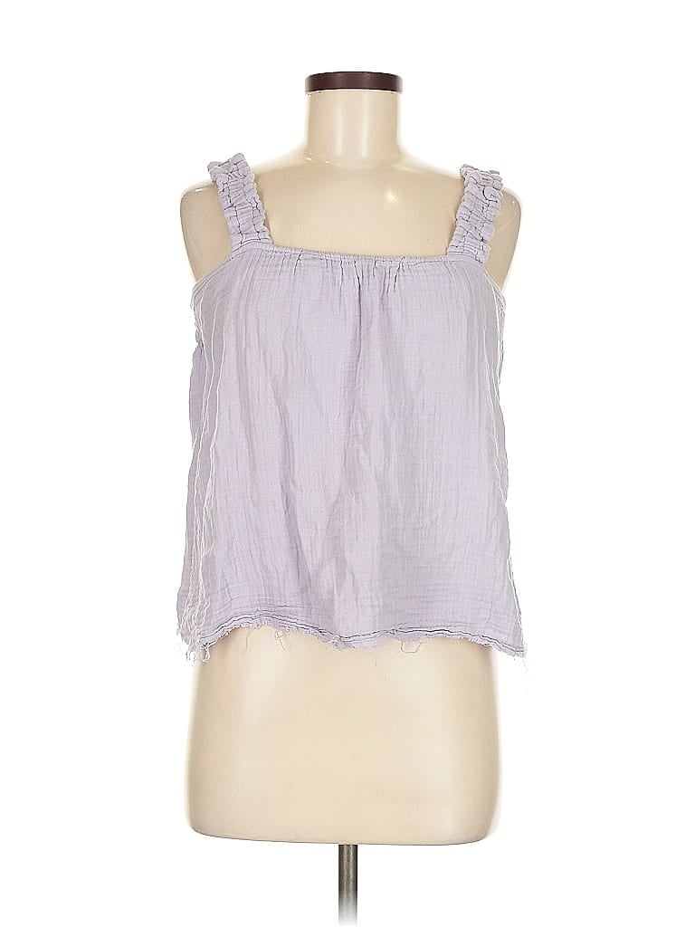 Pre-owned Stark X Tank Top Purple Strapless Neckline Tops