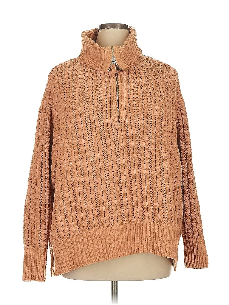 Pre-owned Aerie Pullover Sweater In Brown
