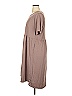 LOGO by Lori Goldstein Solid Brown Casual Dress Size 1X - photo 4