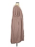 LOGO by Lori Goldstein Solid Brown Casual Dress Size 1X - photo 3