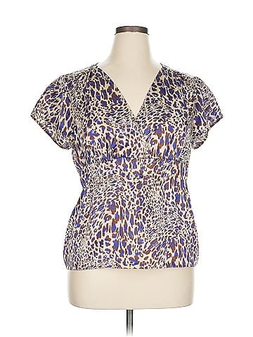 Carole Little Short Sleeve Blouse (view 1)
