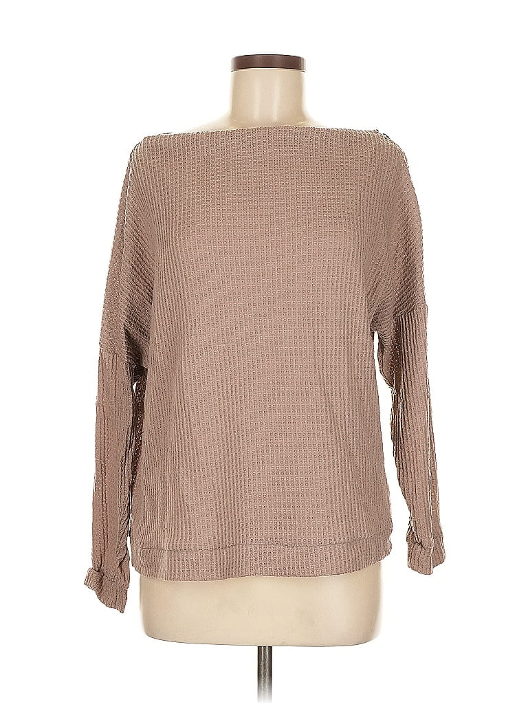 Pre-owned Assorted Brands Pullover Sweater In Brown