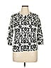 August Silk Ivory Cardigan Size XL - photo 1