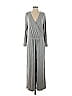 Lou & Grey for LOFT Chevron-herringbone Gray Jumpsuit Size M - photo 1