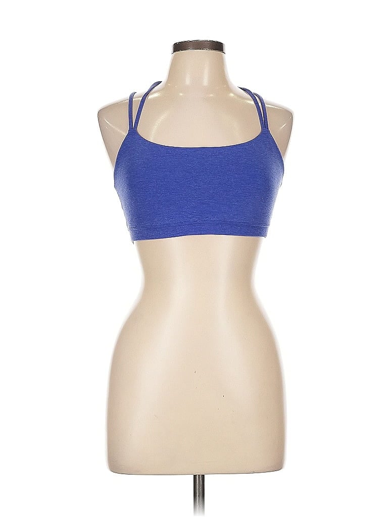 Pre-owned Gap Fit Tank Top Blue Halter Neckline Tops