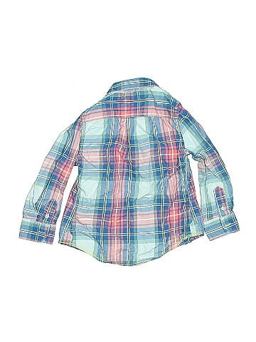 Mini Boden Long Sleeve Button-Down Shirt (view 2)